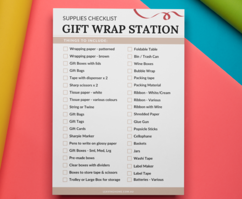 Gift Wrap Station Checklist - Image 4