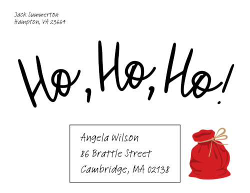 Ho Ho Ho! Parcel Label - Image 3