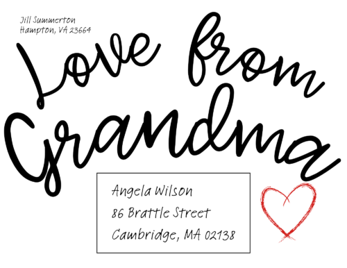 Love from Grandma Parcel Label - Image 3