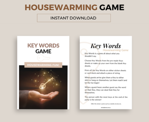 Housewarming Party Key Words Game - Image 2