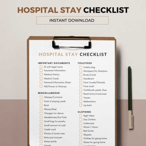 Hospital Stay Checklist - Image 2