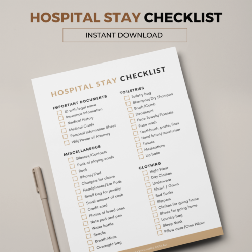 Hospital Stay Checklist - Image 3