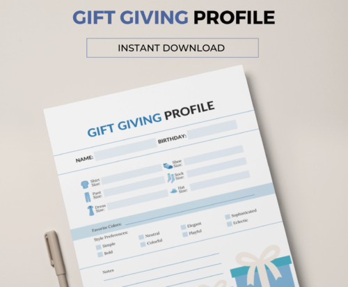 Gift Giving Profile | 3 Pages - Image 2