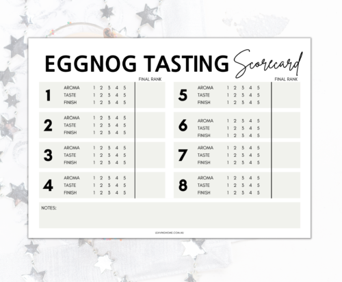 EggNog Tasting Mat - Image 4