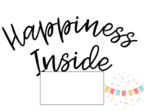 Happiness Inside Parcel Label - Image 2