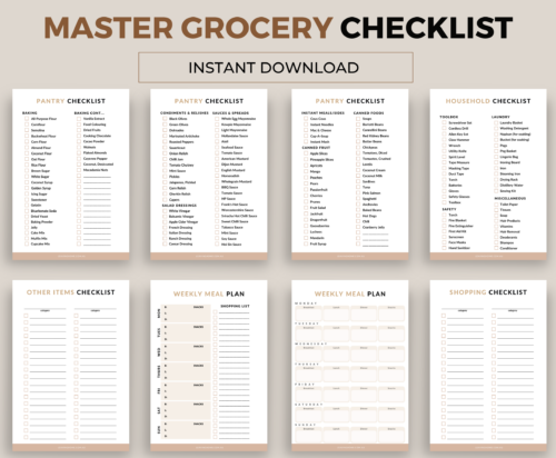 Master Grocery Checklist - Image 4