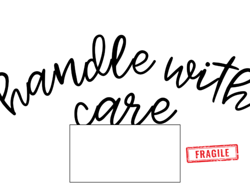 Handle with Care Package Label - Image 2