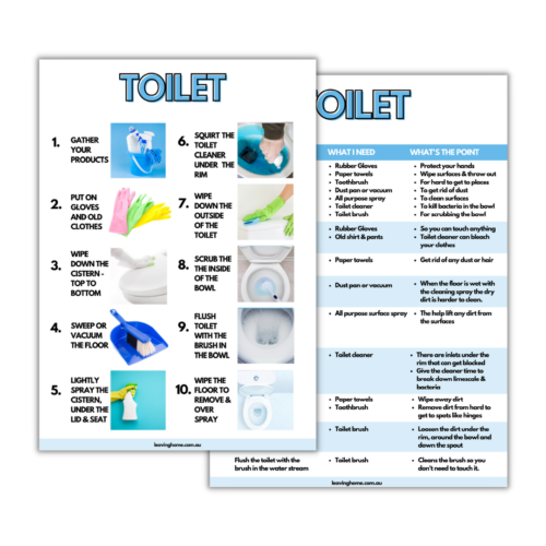 Toilet Cleaning Chore Sheet - Image 3