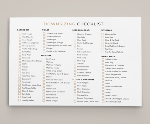 Downsizing Checklist - Image 7