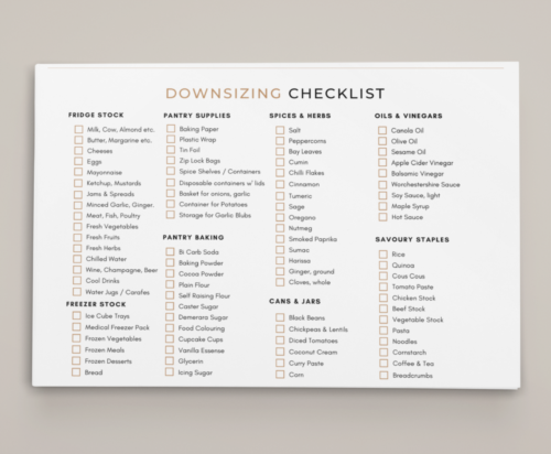 Downsizing Checklist - Image 4