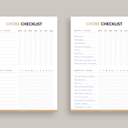 Chores Checklists | 8 Pages - Image 4