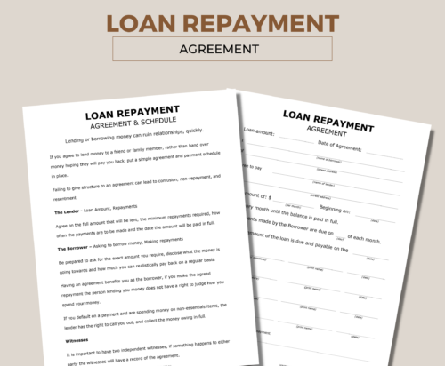 Loan Repayment Agreement - Image 2