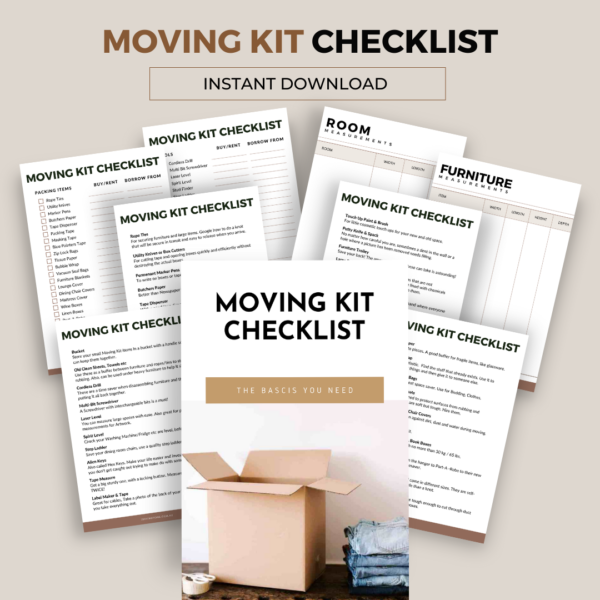 Moving Kit Checklist Bundle