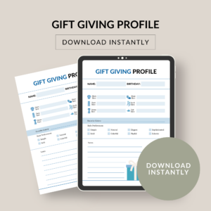 Gift Giving Profile