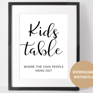 Kids Table