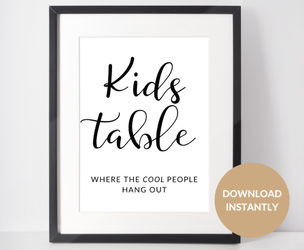 Kids Table