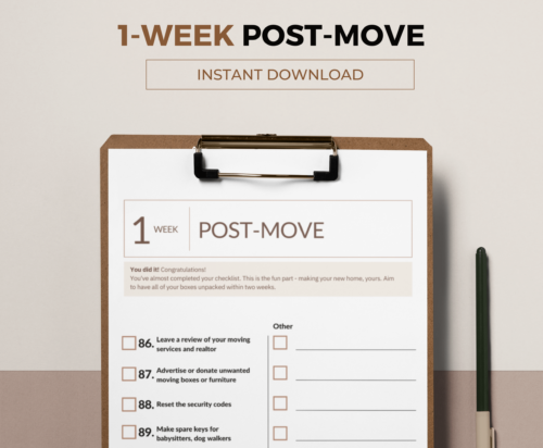 Moving Checklist 8-week countdown - Image 9