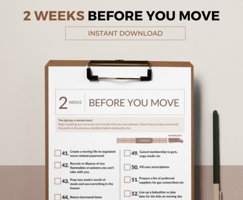 Moving Checklist 8-week countdown - Image 6