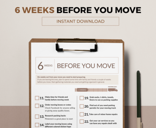 Moving Checklist 8-week countdown - Image 4