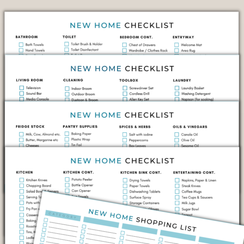 New Home Checklist - Image 2