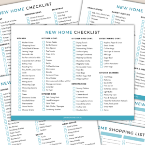 New Home Checklist