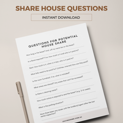 17 Share House Questions - Image 2