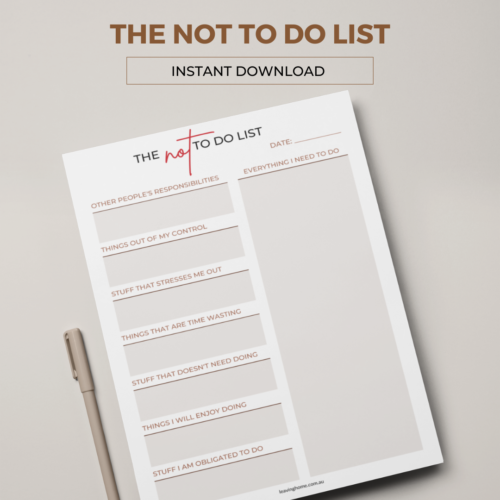 The NOT To-Do List - Image 3