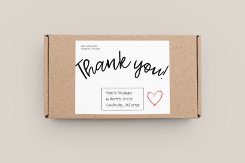 Thank You Parcel Label - Image 3