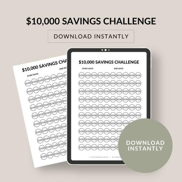 $10,000 SAVINGS CHALLENGE