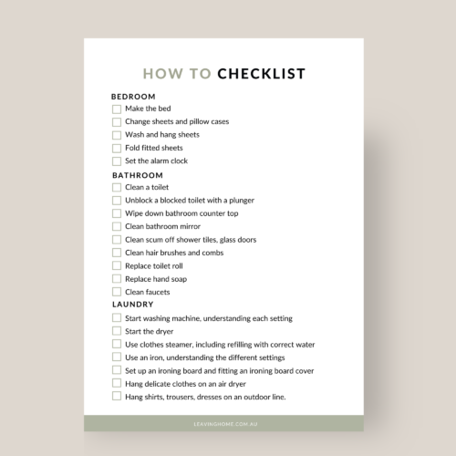 Life Skills Checklist