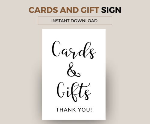 Cards & Gifts, Thank you sign - Image 2