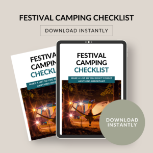 Moving Moments Festival Camping Checklist