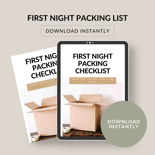 FIRST NIGHT PACKING LIST