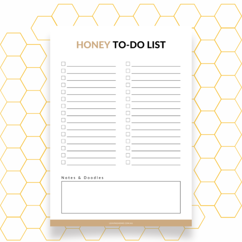 Moving Moments - Honey to-do list