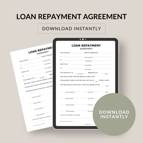 Loan Repayment Agreement