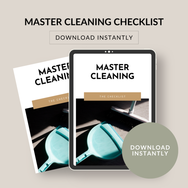 MASTER CLEANING CHECKLIST