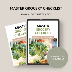 MASTER GROCERY CHECKLIST