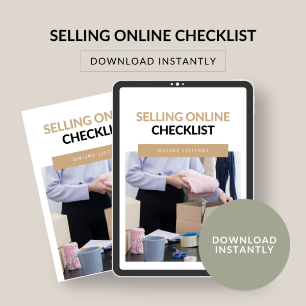 SELLING ONLINE CHECKLIST