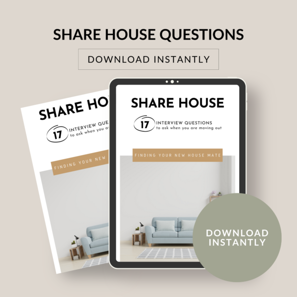 SHARE HOUSE QUESTIONS