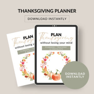 THANKSGIVING PLANNER