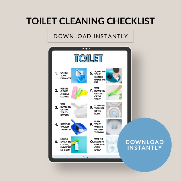 TOILET CLEANING CHECKLIST