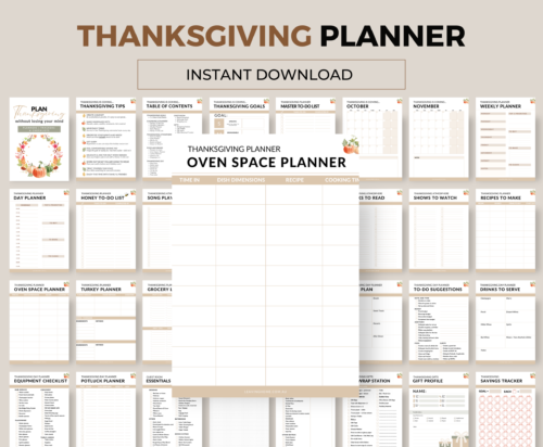 Thanksgiving Planner | 142 Pages - Image 9