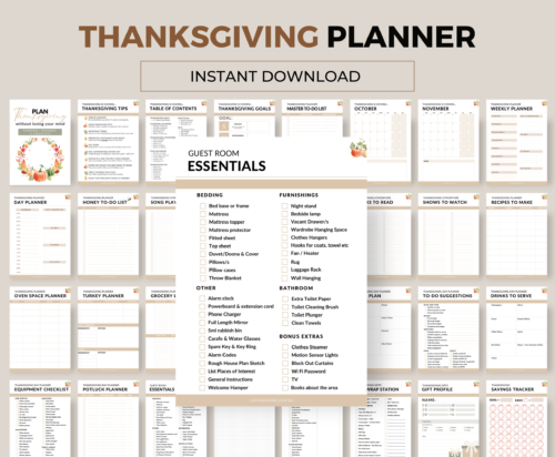 Thanksgiving Planner | 142 Pages - Image 5