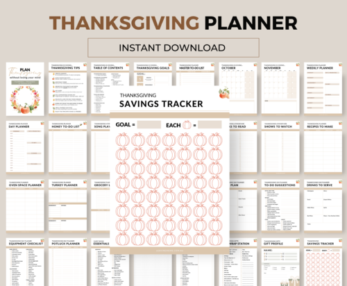 Thanksgiving Planner | 142 Pages - Image 3