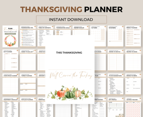 Thanksgiving Planner | 142 Pages - Image 6