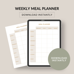 WEEKLY MEAL PLANNER