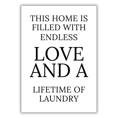 Laundry Love sign