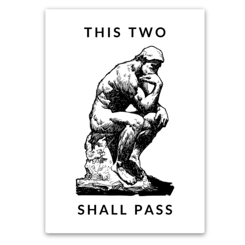 This Two Shall Pass sign - Image 3