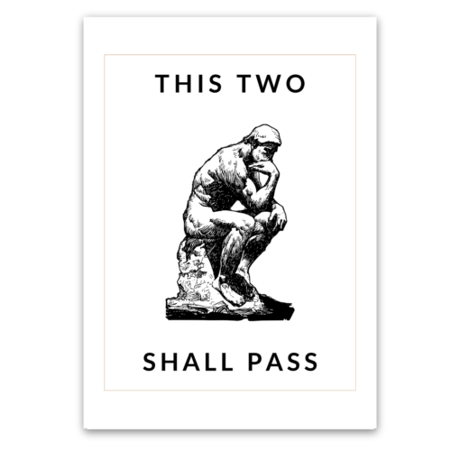 This Two Shall Pass sign - Image 2