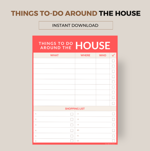 Things To Do Around The House - Image 7